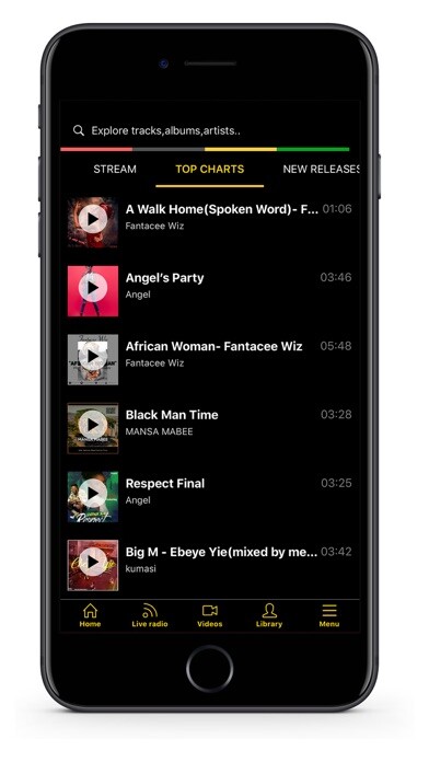 Emulate iPhone app Audiofrica using MyAndroid Emulate iPhone app Audiofrica using MyAndroid