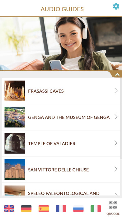Emulate iPhone app Audio guides Frasassi Caves using MyAndroid Emulate iPhone app Audio guides Frasassi Caves using MyAndroid
