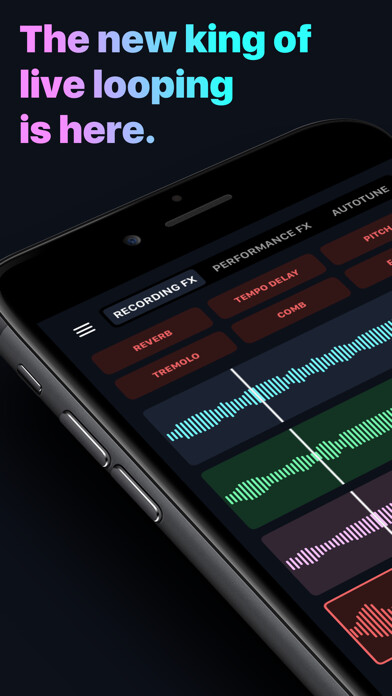 Emulate iPhone app AudioKit L7 - AUv3 Live Looper using MyAndroid