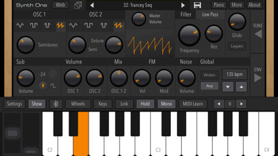 Emulate iPhone app AudioKit Synth One Synthesizer using MyAndroid Emulate iPhone app AudioKit Synth One Synthesizer using MyAndroid