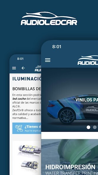 Run android online APK Audioledcar Accesorios Coche from MyAndroid or emulate Audioledcar Accesorios Coche using MyAndroid