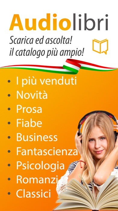 Emulate iPhone app Audiolibri - Ascolta Libri using MyAndroid