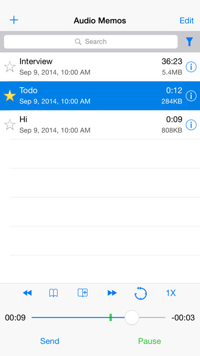 Emulate iPhone app Audio Memos Pro using MyAndroid Emulate iPhone app Audio Memos Pro using MyAndroid
