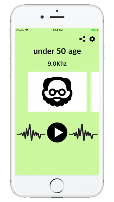 Emulate iPhone app audiometric instruments using MyAndroid