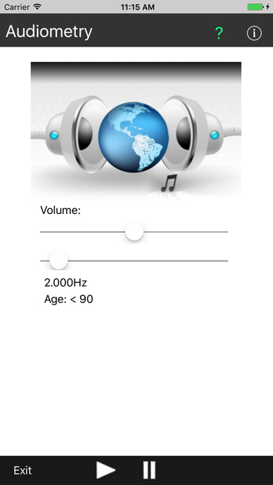 Emulate iPhone app Audiometry (1-18 kHz) using MyAndroid