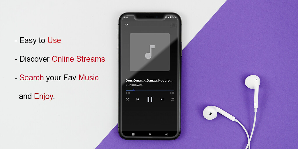 Run android online APK Audio  Music Player from MyAndroid or emulate Audio  Music Player using MyAndroid