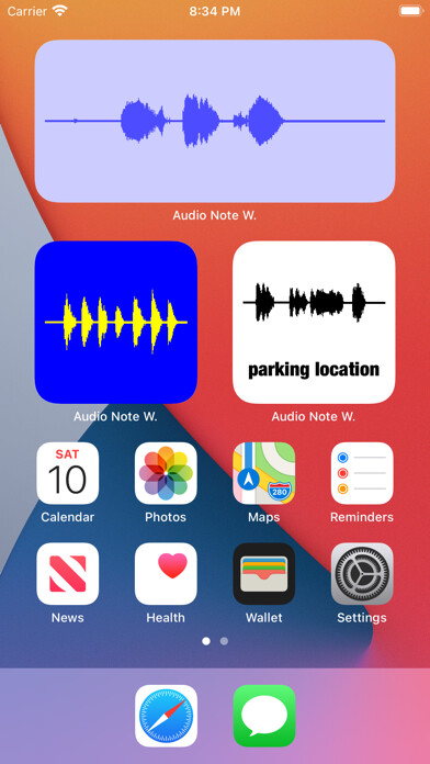 Emulate iPhone app Audio Note Widget using MyAndroid Emulate iPhone app Audio Note Widget using MyAndroid