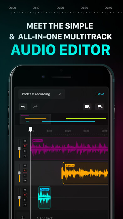 Emulate iPhone app Audio One: Music, Audio Editor using MyAndroid Emulate iPhone app Audio One: Music, Audio Editor using MyAndroid