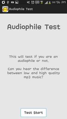 Emulate Android APK Audiophile Test (Hearing Test)