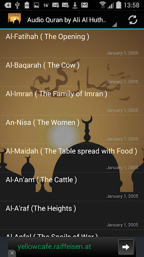 Run android online APK Audio Quran by Ali Al Huthaify from MyAndroid or emulate Audio Quran by Ali Al Huthaify using MyAndroid Run android online APK Audio Quran by Ali Al Huthaify from MyAndroid or emulate Audio Quran by Ali Al Huthaify using MyAndroid