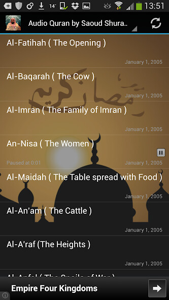 Run android online APK Audio Quran by Saoud Shuraim from MyAndroid or emulate Audio Quran by Saoud Shuraim using MyAndroid Run android online APK Audio Quran by Saoud Shuraim from MyAndroid or emulate Audio Quran by Saoud Shuraim using MyAndroid