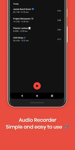 Run android online APK Audio Recorder - Simple audio recorder app from MyAndroid or emulate Audio Recorder - Simple audio recorder app using MyAndroid Run android online APK Audio Recorder - Simple audio recorder app from MyAndroid or emulate Audio Recorder - Simple audio recorder app using MyAndroid