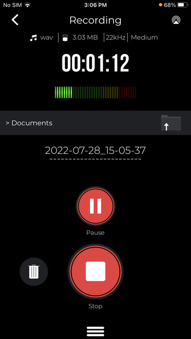 Emulate iPhone app Audio Recorder & Voice Editor using MyAndroid Emulate iPhone app Audio Recorder & Voice Editor using MyAndroid