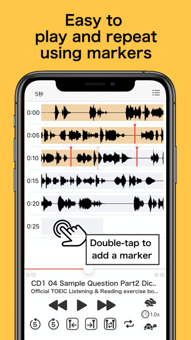 Emulate iPhone app AudioRepeater - Repeat&Seeking using MyAndroid