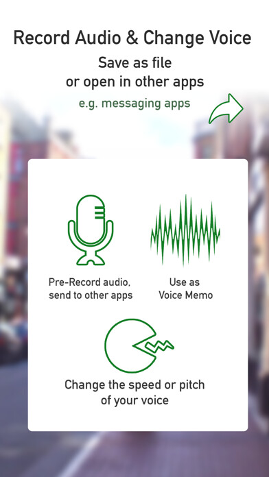 Emulate iPhone app Audio Sender - Voice Changer using MyAndroid