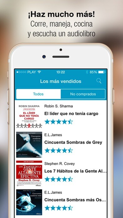 Emulate iPhone app Audioteka - audiolibros using MyAndroid Emulate iPhone app Audioteka - audiolibros using MyAndroid