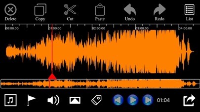 Emulate iPhone app Audio Trim & Audio Split Edit Lite using MyAndroid Emulate iPhone app Audio Trim & Audio Split Edit Lite using MyAndroid