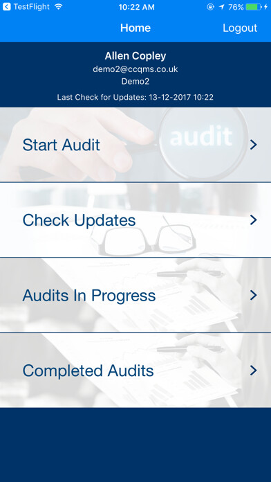 Emulate iPhone app Audit 4 using MyAndroid