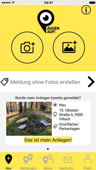 Emulate iPhone app Augen auf! Villach using MyAndroid Emulate iPhone app Augen auf! Villach using MyAndroid