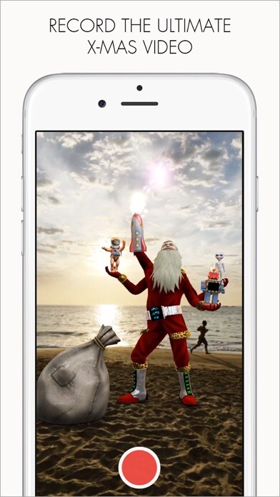 Emulate iPhone app Augmented Reality Movie Maker. Funny 3D Dancing Stickers & Effects by Cyoub. using MyAndroid