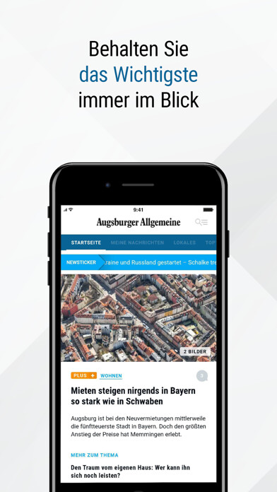 Emulate iPhone app Augsburger Allgemeine News using MyAndroid Emulate iPhone app Augsburger Allgemeine News using MyAndroid
