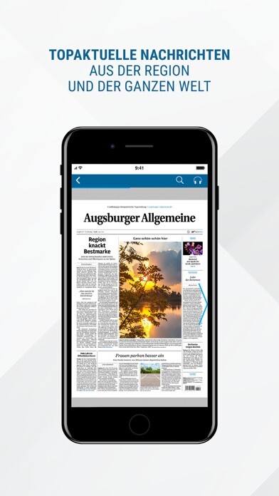 Emulate iPhone app Augsburger Allgemeine using MyAndroid Emulate iPhone app Augsburger Allgemeine using MyAndroid