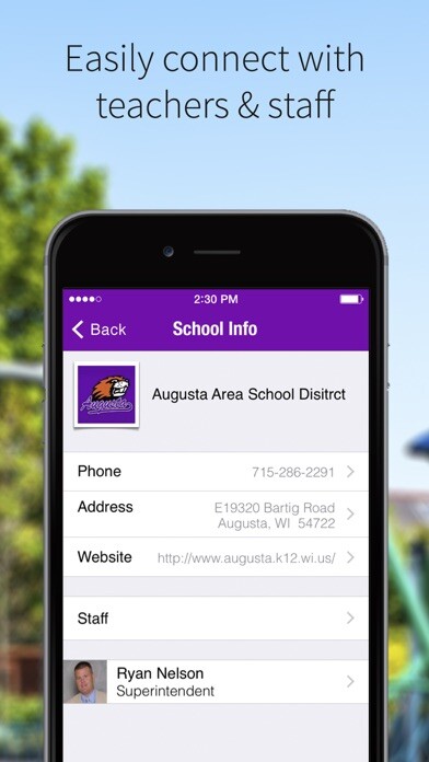 Emulate iPhone app Augusta Area School District using MyAndroid Emulate iPhone app Augusta Area School District using MyAndroid