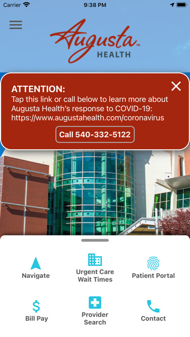 Emulate iPhone app Augusta Health using MyAndroid Emulate iPhone app Augusta Health using MyAndroid