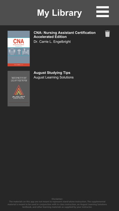 Emulate iPhone app August Learning using MyAndroid