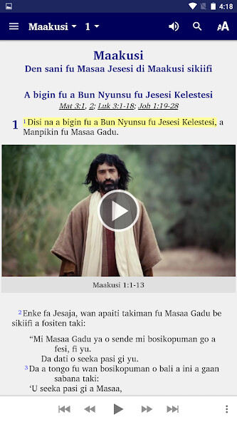 Run android online APK Aukaans - Bible from MyAndroid or emulate Aukaans - Bible using MyAndroid Run android online APK Aukaans - Bible from MyAndroid or emulate Aukaans - Bible using MyAndroid
