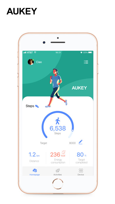 Emulate iPhone app AUKEY Fit using MyAndroid Emulate iPhone app AUKEY Fit using MyAndroid