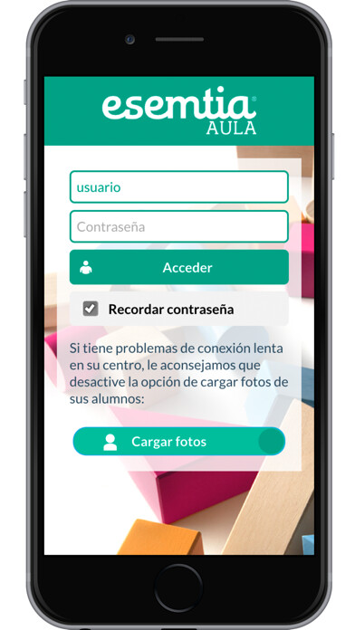 Emulate iPhone app AULA esemtia using MyAndroid