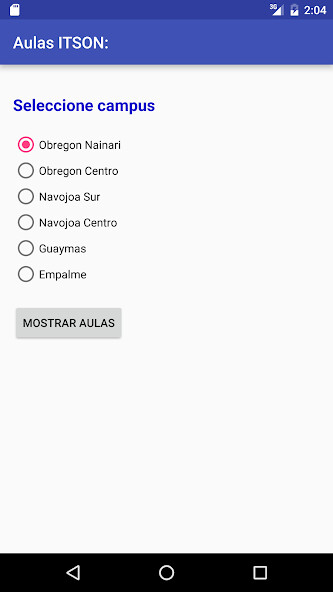Emulate Android APK AulasITSON