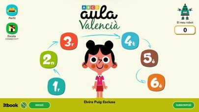 Emulate iPhone app Aula Valencià using MyAndroid
