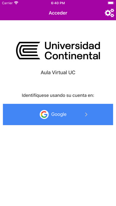 Emulate iPhone app Aula Virtual UContinental using MyAndroid Emulate iPhone app Aula Virtual UContinental using MyAndroid