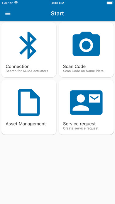 Emulate iPhone app AUMA Assistant using MyAndroid
