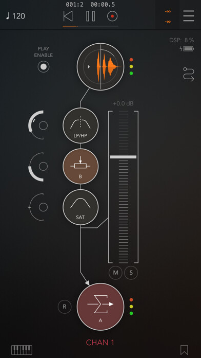 Emulate iPhone app AUM - Audio Mixer using MyAndroid Emulate iPhone app AUM - Audio Mixer using MyAndroid