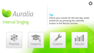 Emulate iPhone app Auralia Interval Singing using MyAndroid