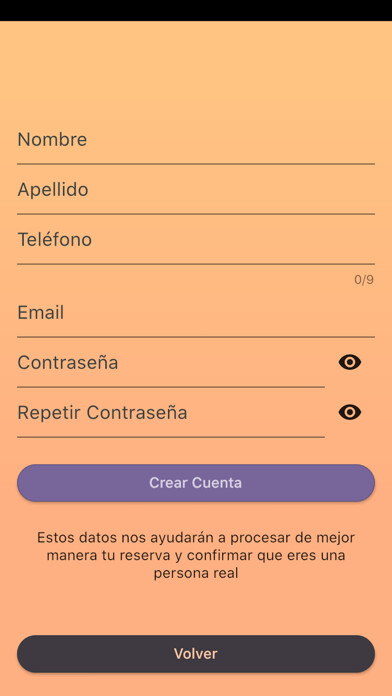 Emulate iPhone app Aura Salón using MyAndroid
