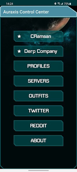 Run android online APK Auraxis Control Center from MyAndroid or emulate Auraxis Control Center using MyAndroid
