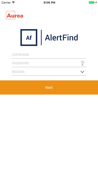 Emulate iPhone app Aurea AlertFind using MyAndroid