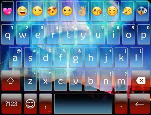 Emulate Android APK Aurora EmojiGif Keyboard