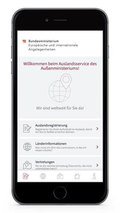 Run android online APK Auslandsservice from MyAndroid or emulate Auslandsservice using MyAndroid