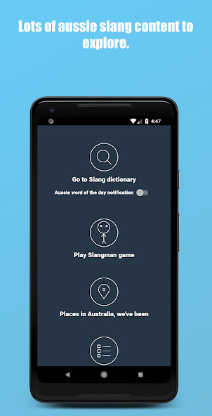 Run android online APK Aussie Slang  Pronunciations - StrayaMate from MyAndroid or emulate Aussie Slang  Pronunciations - StrayaMate using MyAndroid