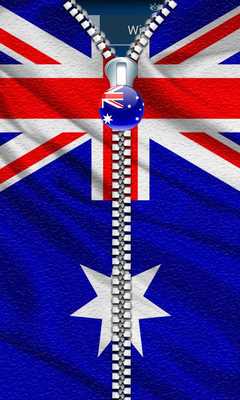 Emulate Android APK Australia Flag Zipp Screenlock
