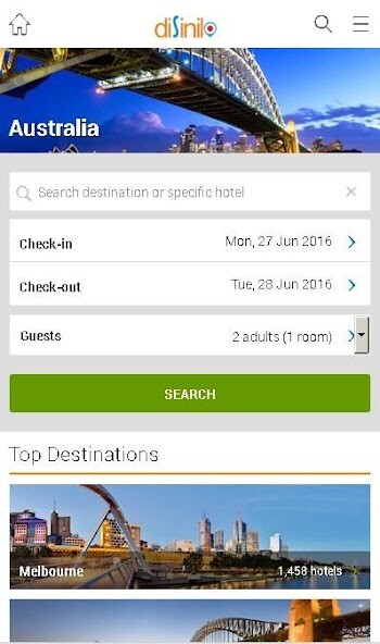 Run android online APK Australia Hotels from MyAndroid or emulate Australia Hotels using MyAndroid