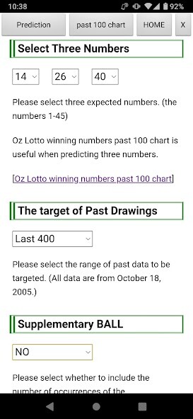 Run android online APK Australia LOTTO Predict from MyAndroid or emulate Australia LOTTO Predict using MyAndroid