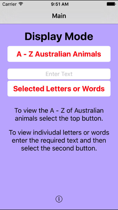 Emulate iPhone app Australian Animal Alphabet using MyAndroid Emulate iPhone app Australian Animal Alphabet using MyAndroid