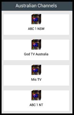 Emulate Android APK Australian Channels