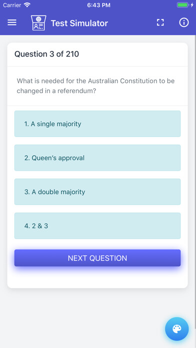 Emulate iPhone app Australian Citizenship Tests using MyAndroid Emulate iPhone app Australian Citizenship Tests using MyAndroid